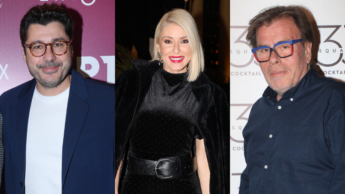 Ο Δημήτρης Παπανώτας, η Μαρία Φραγκάκη και ο Λάμπρος Κωνσταντάρας