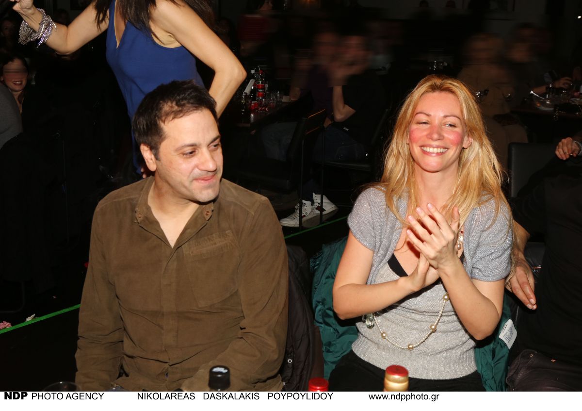 Η Κωνσταντινίδη με τον πρώην σύζυγό της