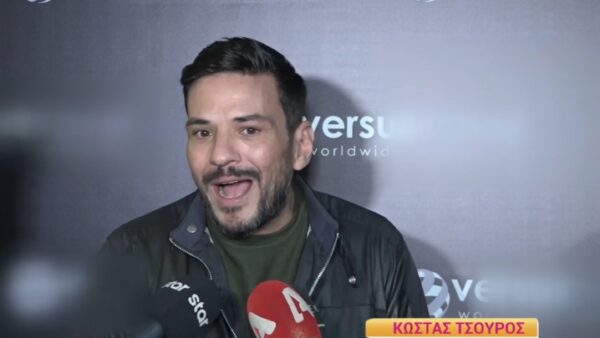 Ο Κώστας Τσουρός στην κάμερα του Happy Day