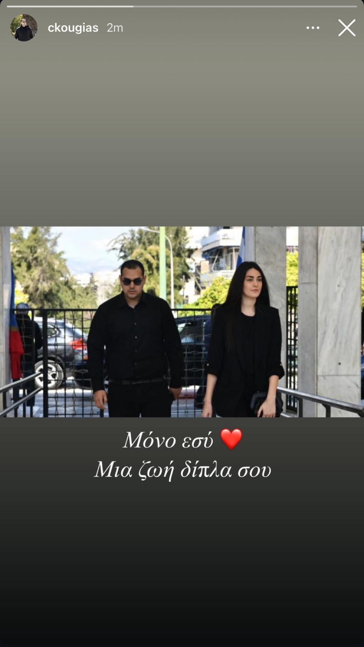 Η ανάρτηση του Χρίστου Κούγια