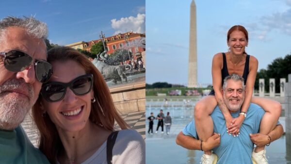 Ο Κούλλης Νικολάου με την σύζυγό του