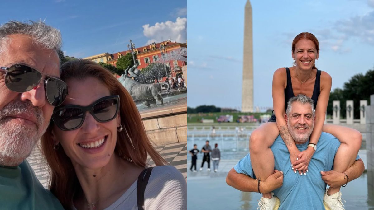 Ο Κούλλης Νικολάου με την σύζυγό του