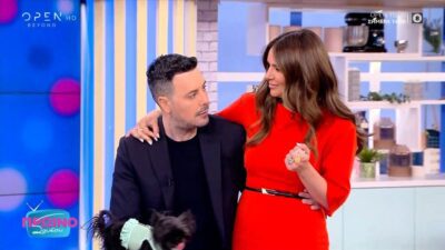 Ο Πέτρος Κουσουλός και η Ελένη Τσολάκη