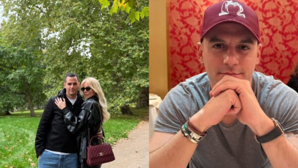 Ο Πάνος Κουτσουμπής με την Κατερίνα Καινούργιου και μόνος του