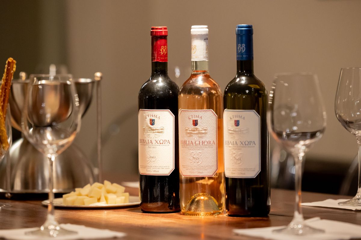 εκλεκτά κρασιά από το Κτήμα Βιβλία Χώρα