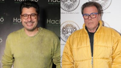 Ο Λάμπρος Κωνσταντάρας και ο Δημήτρης Παπανώτας