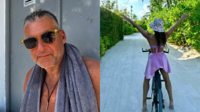 Ο Γιώργος Λιάγκας και η Μαρία Αντωνά