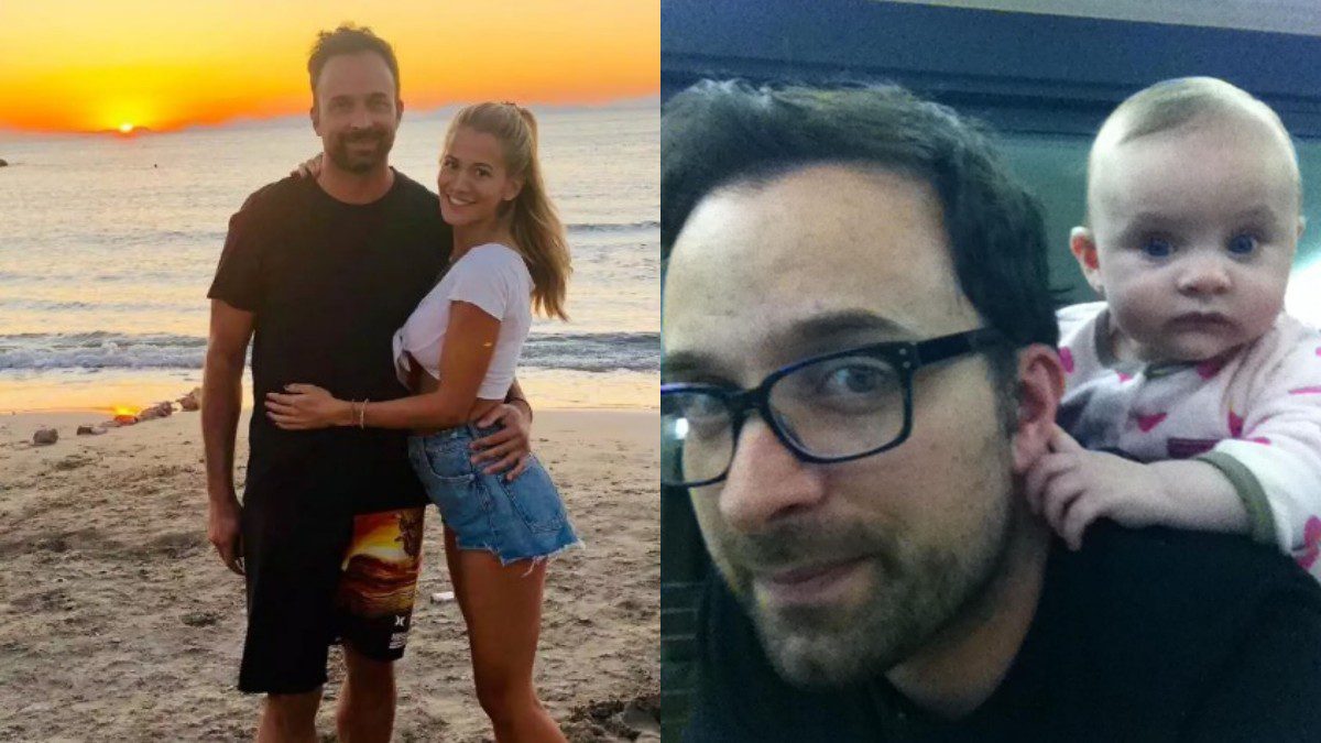 Ο Λιανός με την Καραλέξη και με την κόρη του μωρό