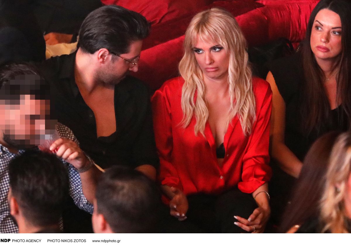 Χάρης Παπατζανής και Κατερίνα Λιόλιου σε βραδινή έξοδο