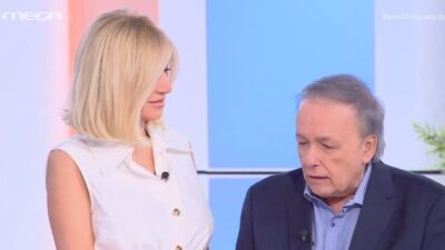 Η Φαίη Σκορδά και ο Ανδρέας Μικρούτσικος στο Buongiorno