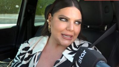 Η Δανάη Μπάρκα στην κάμερα του Star