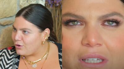 Η Δανάη Μπάρκα βουρκωμένη