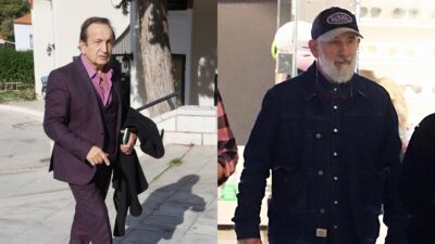 Ο Σπύρος Μπιμπίλας και ο Πέτρος Φιλιππίδης