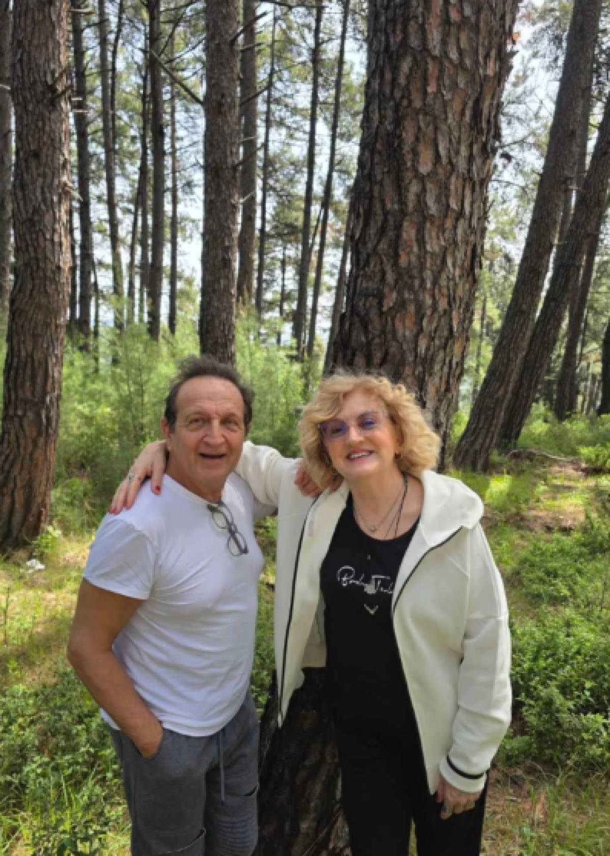 Ο Σπύρος Μπιμπίλας και η Ηρώ Μανέ