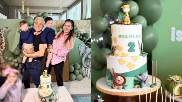 Μπραντ και Χριστόπουλος στο πάρτι γενεθλίων του παιδιού τους