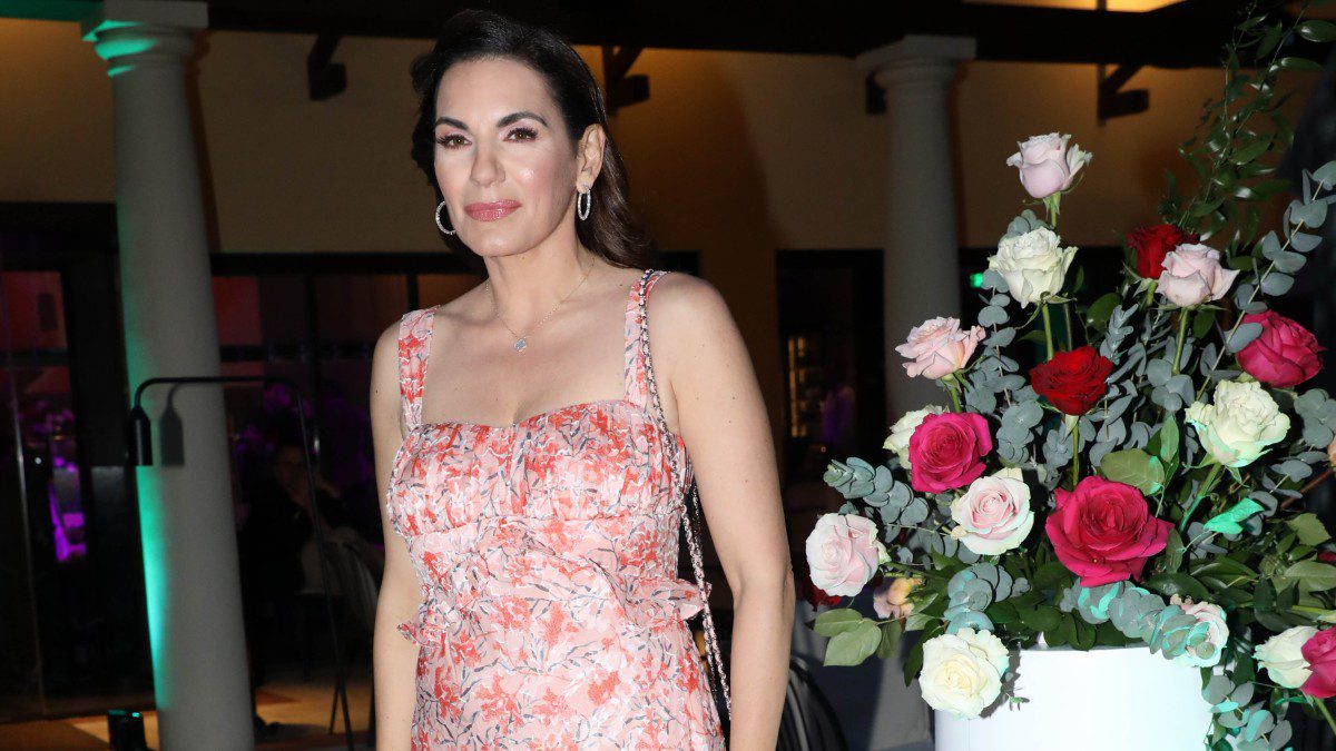 Η Όλγα Κεφαλογιάννη στο πάρτι της