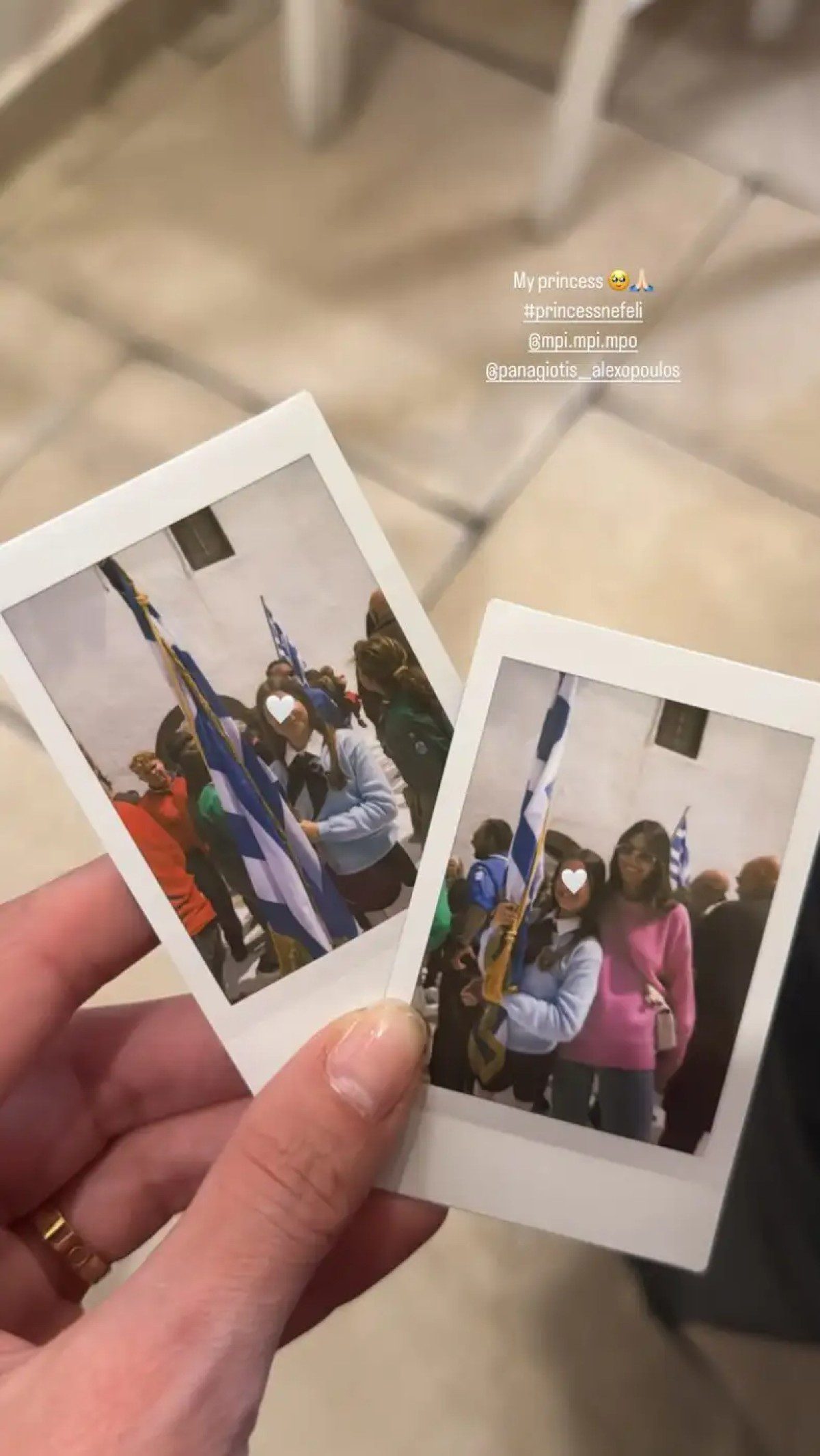 Φωτογραφίες της Ηλιάνας Παπαγεωργίου με την οικογένειά της