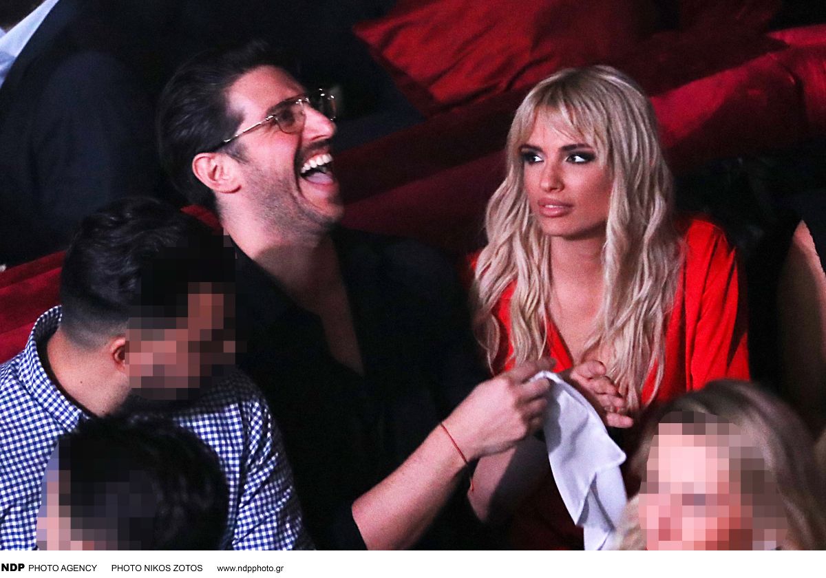 Χάρης Παπατζανής και Κατερίνα Λιόλιου σε βραδινή έξοδο