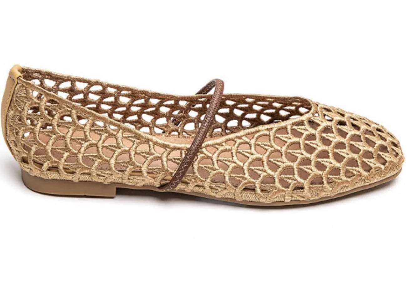 πλεκτές μπαλαρίνες