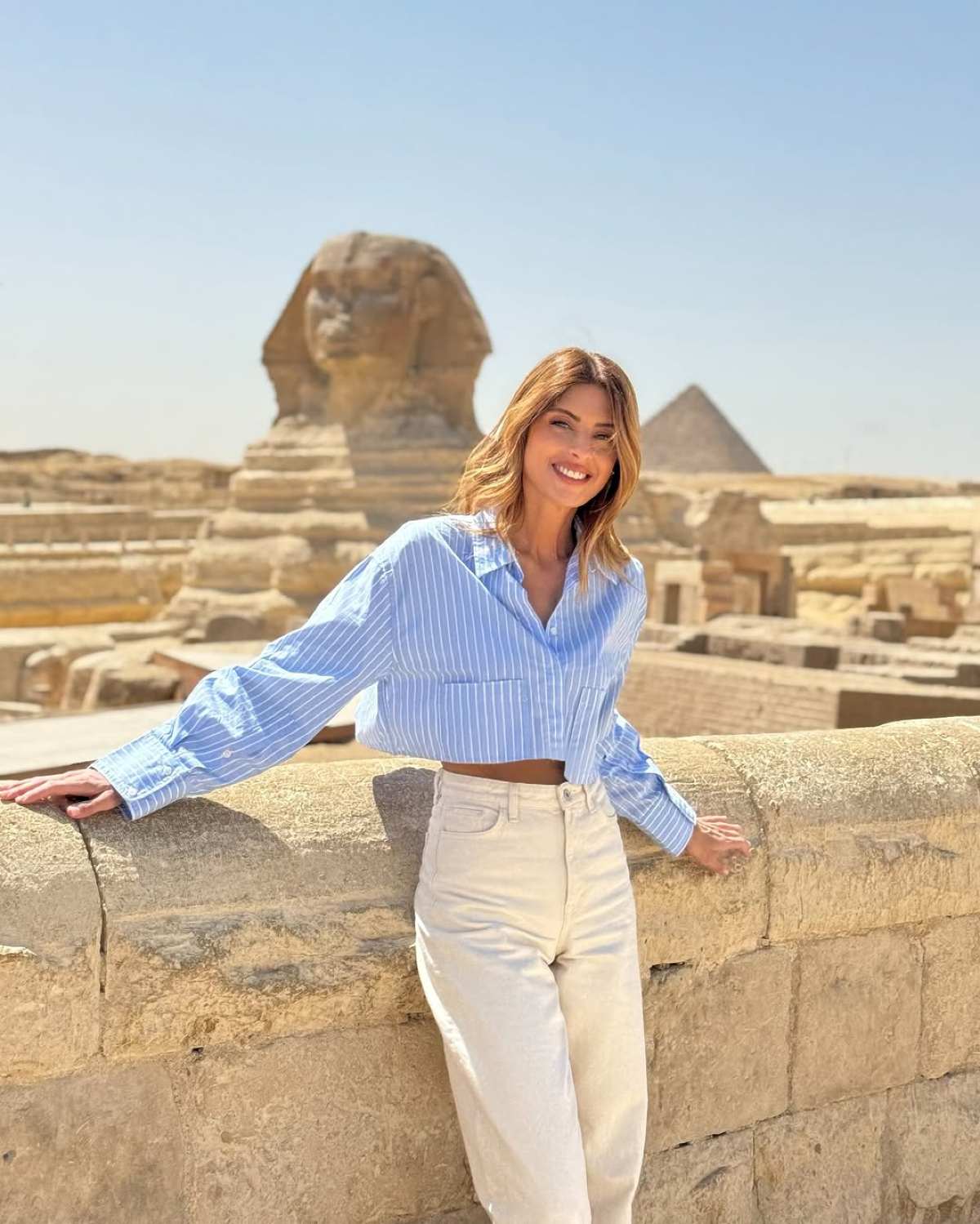 Ανθή Σαλαγκούδη – Κοσμάς Κουμιανός: Ταξίδι στην Αίγυπτο για το ζευγάρι (Φωτογραφίες)