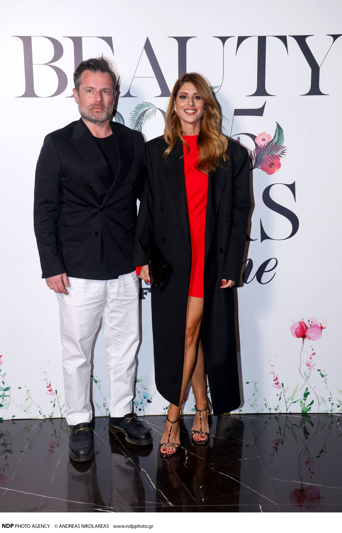 H Ανθή Σαλαγκούδη με τον Κοσμά Κουμιανό σε έξοδό τους