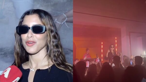 Η Μαρίνα Σάττι στην κάμερα του Happy Day