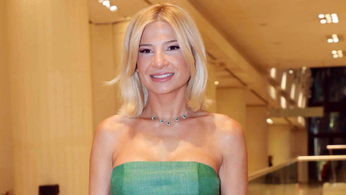 Η Σκορδά Φαίη σε βραδινή της έξοδο