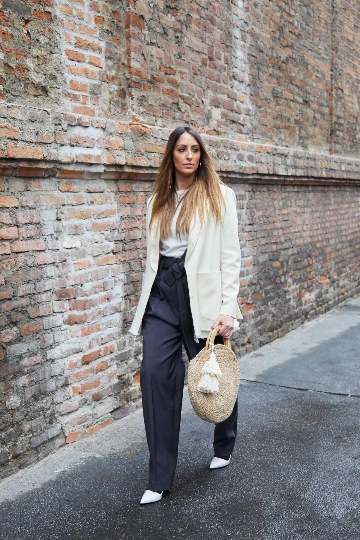 μαύρο παντελόνι φαρδύ