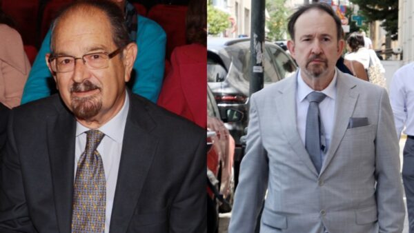 Ο Τάκης Βουγιουκλάκης και ο Γιάννης Παπαμιχαήλ