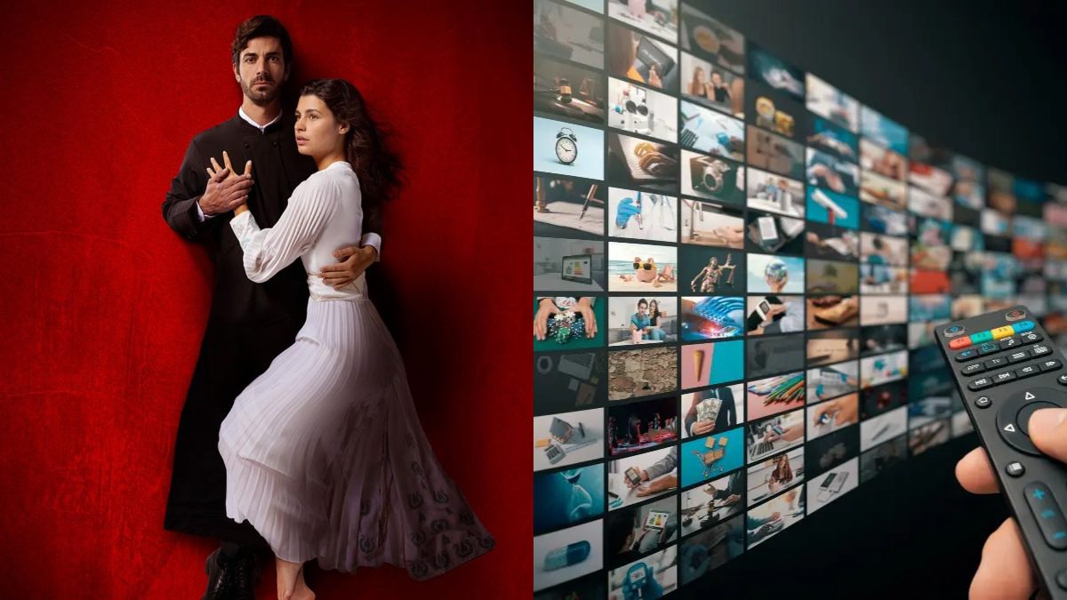 Ο Άγιος έρωτας και οθόνη τηλεόρασης