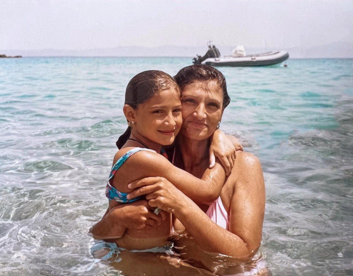 Η Ιωάννα Τούνη με τη μαμά της