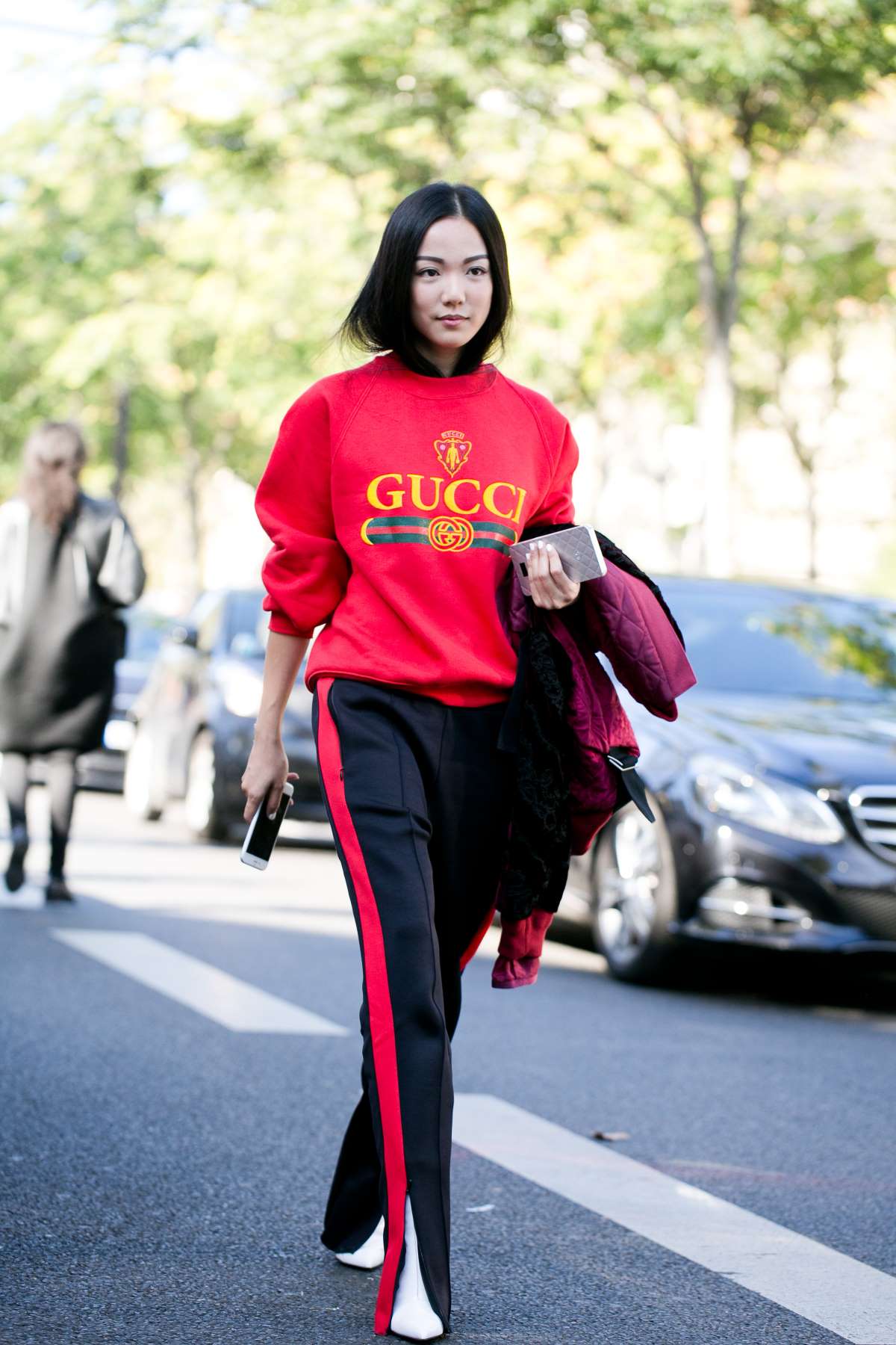 μαύρο παντελόνι track