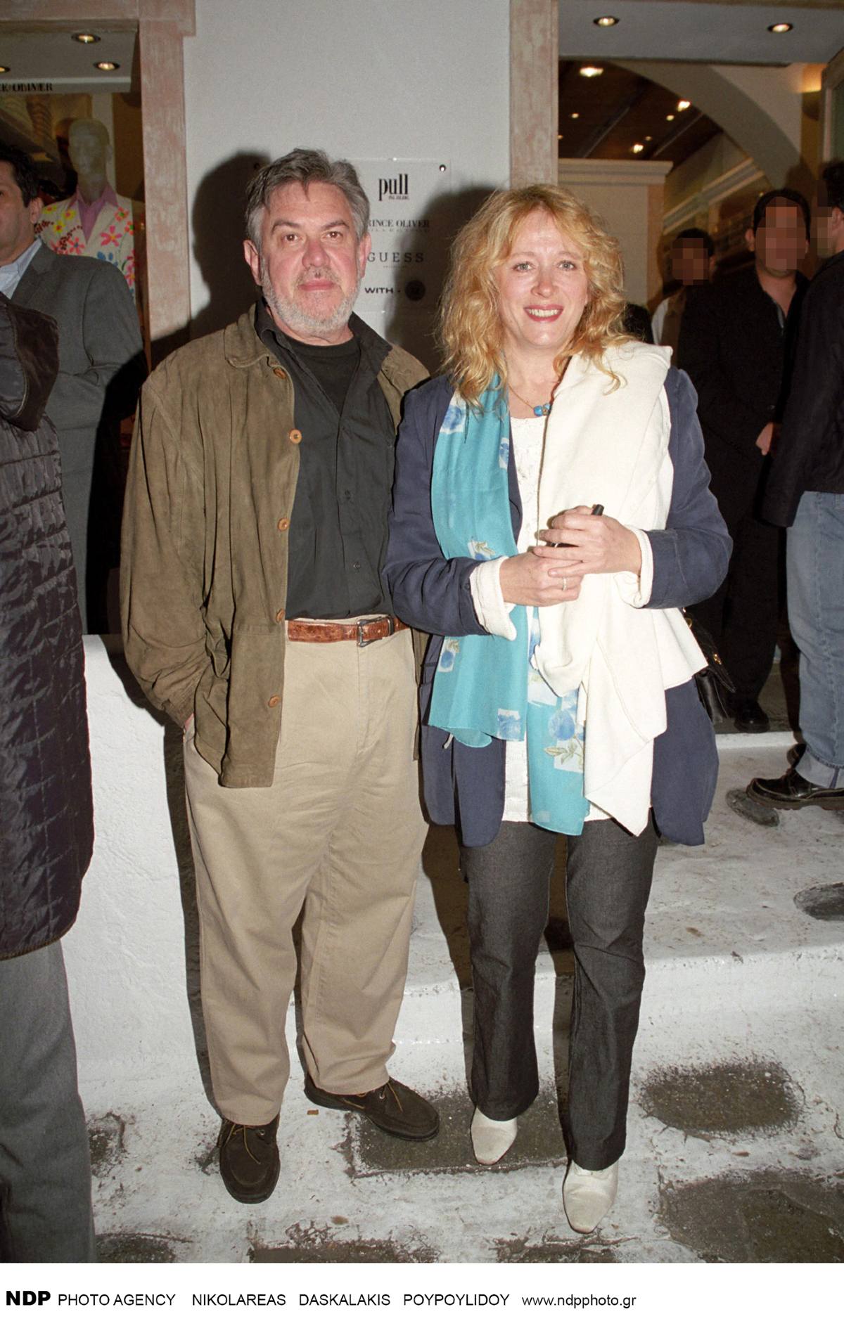 Βαλσάμη και Ερρίκος το 2001 στην Μύκονο