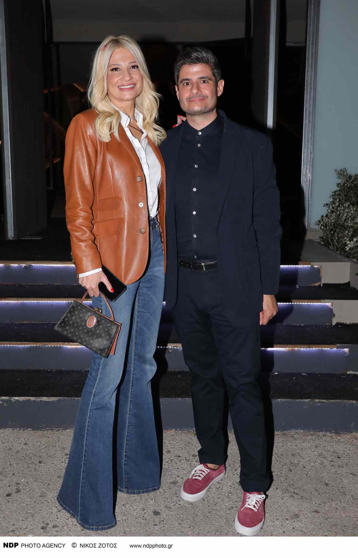 Ο Άγγελος Βουράκης με τη Φαίη Σκορδά