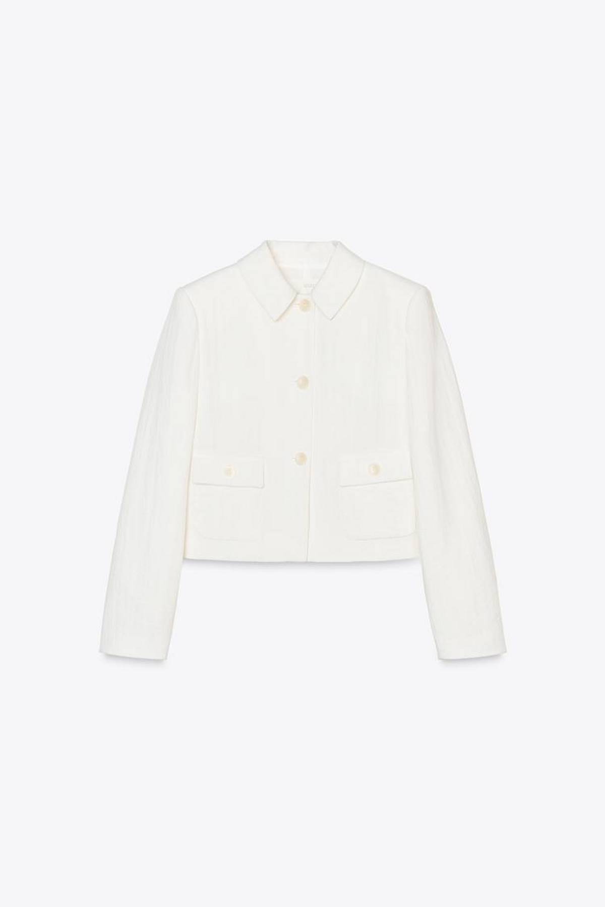 σακάκι λευκό zara