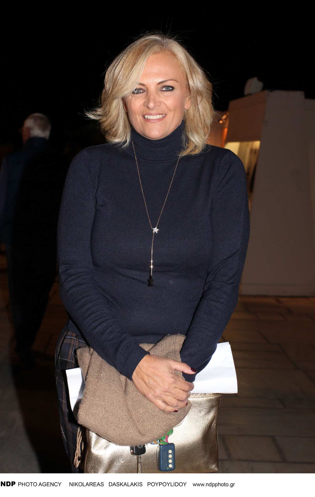 Η Χριστίνα Λαμπίρη σε έξοδό της