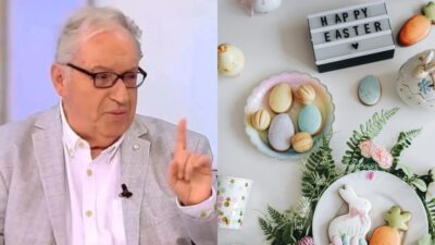 Ο Κώστας Λεφάκης και αυγά για το Πάσχα