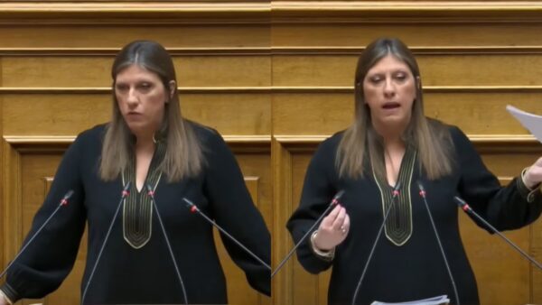 Η Ζωή Κωνσταντοπούλου στη Βουλή