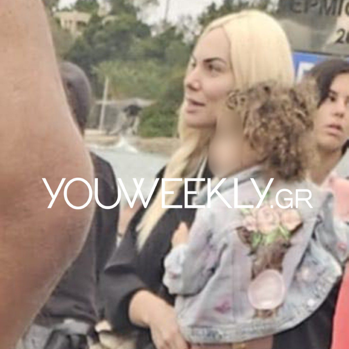 Ιωάννα Μαλέσκου με κόρη αποκλειστικό