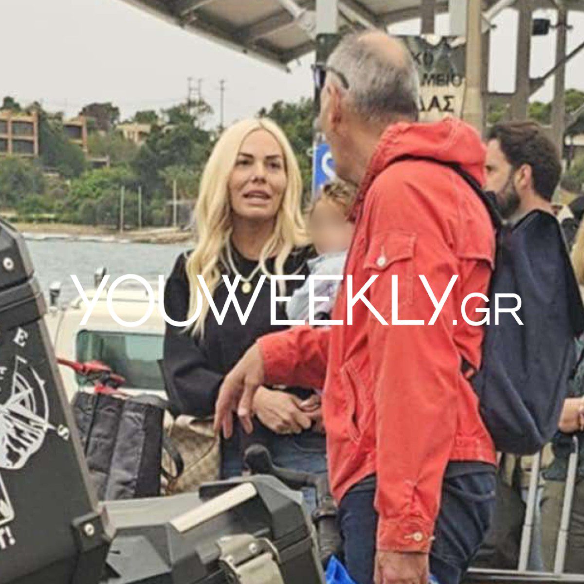 Ιωάννα Μαλέσκου με κόρη αποκλειστικό