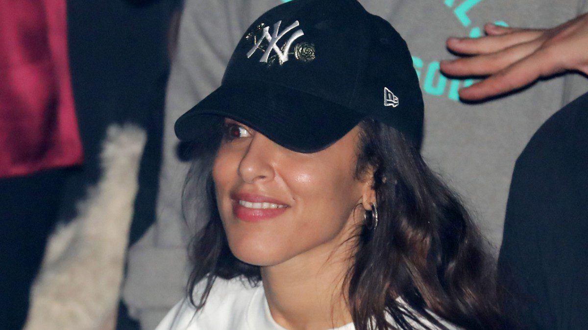 Η Μαρίνα Σάττι σε έξοδό της