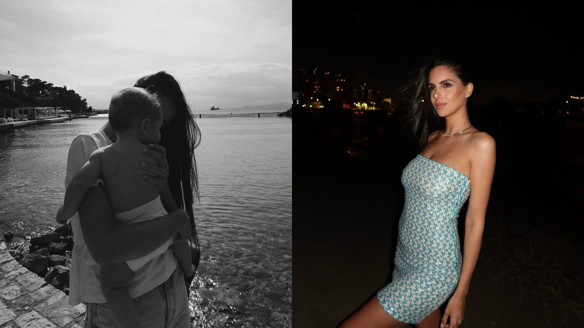 Η Αλεξάνδρα Νίκα με τον γιο της