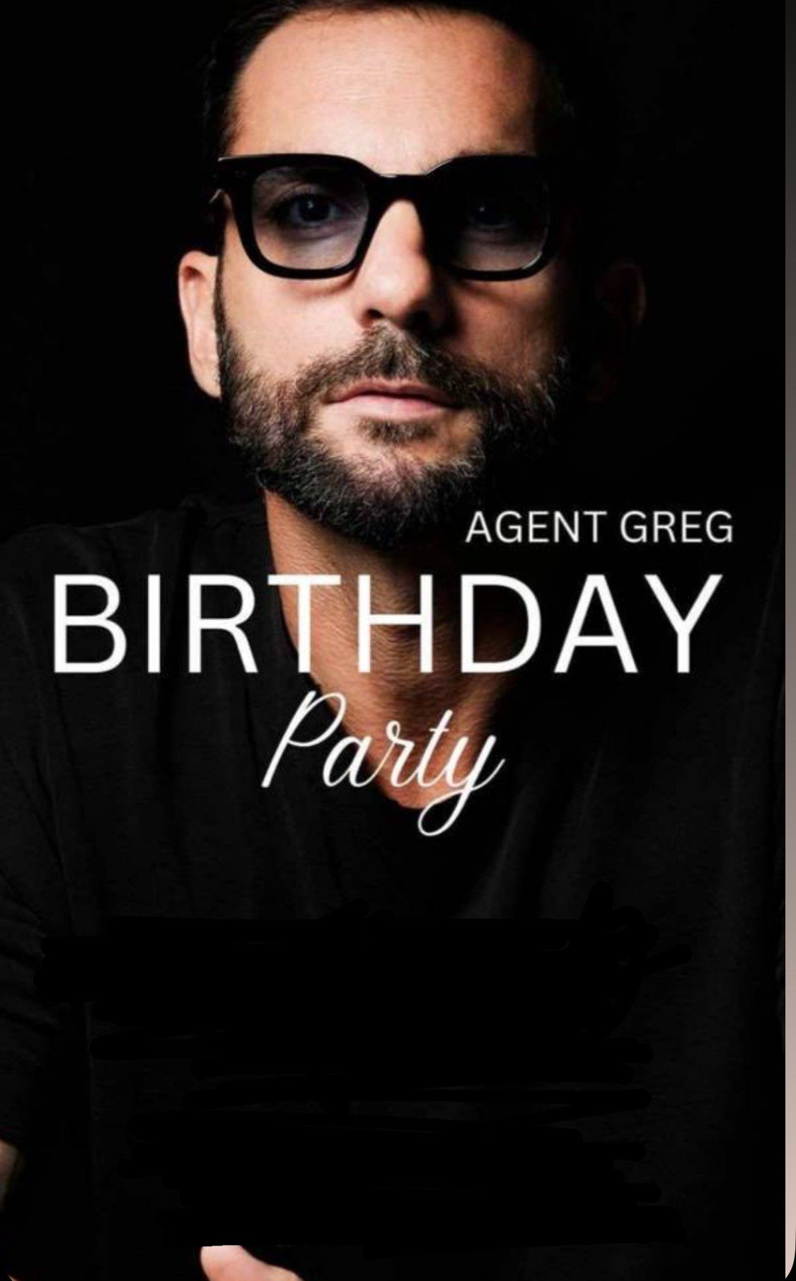 Η πρόσκληση για το πάρτι του Δημήτρη Αλεξάνδρου