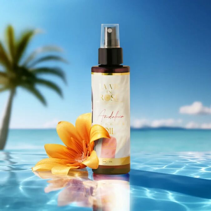 λάδι μαυρίσματος της La Vie En Rose