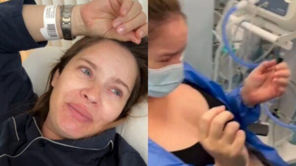 Η Ανίτα Μπραντ στο μαιευτήριο