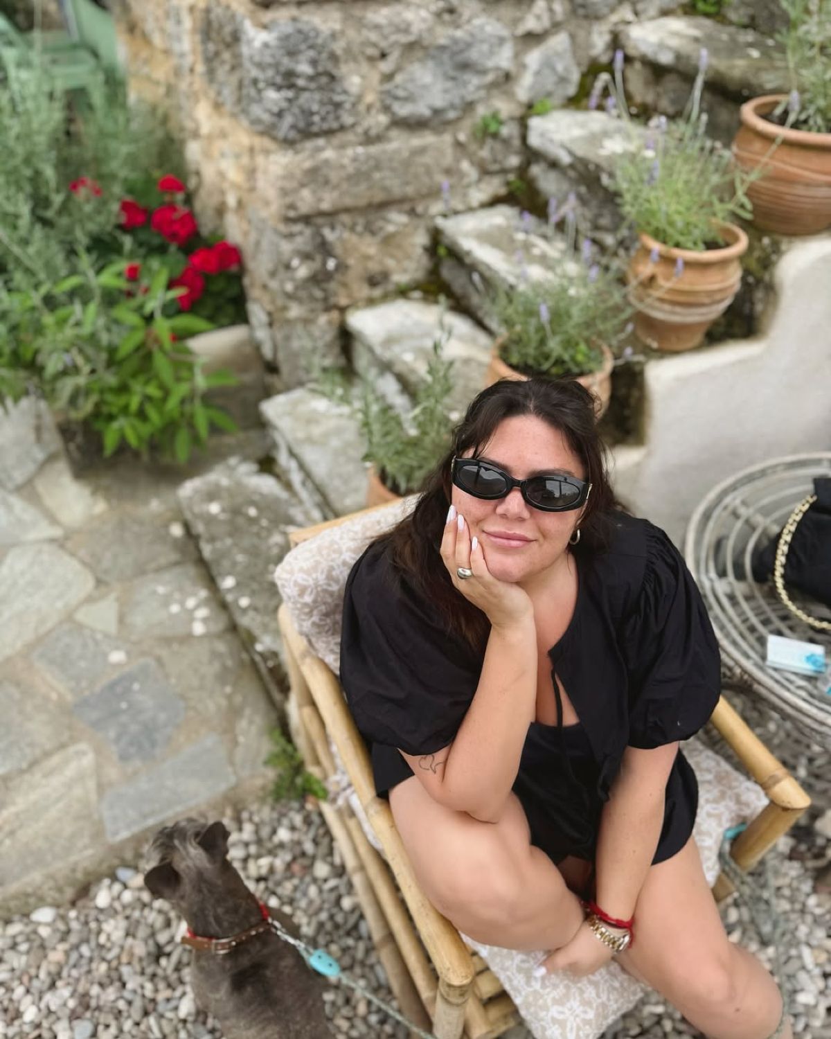 Η Δανάη Μπάρκα στο Instagram