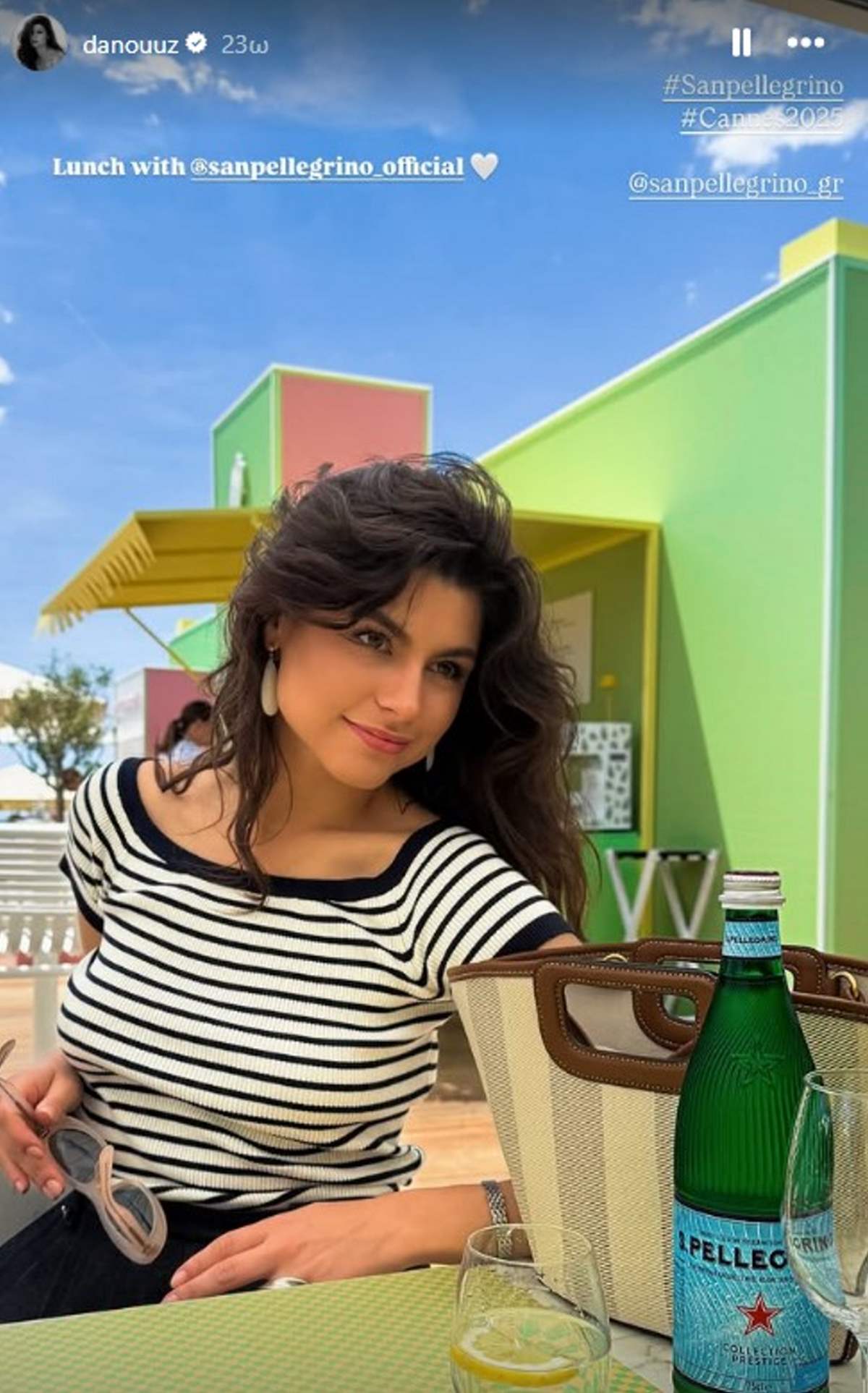 H Δανάη Παππά στις Κάννες