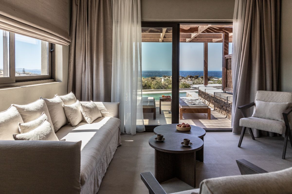 υψηλή αισθητική στο 5* resort της Τήνου