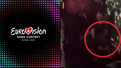 Η επίθεση με μπογιές στο στάδιο της Eurovision