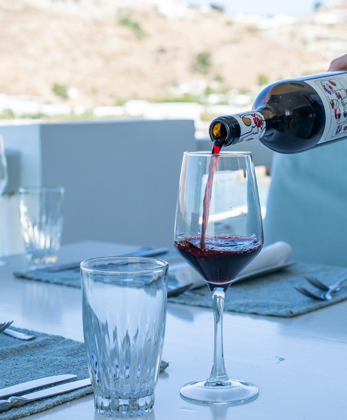 Ένα ποτήρι κρασί